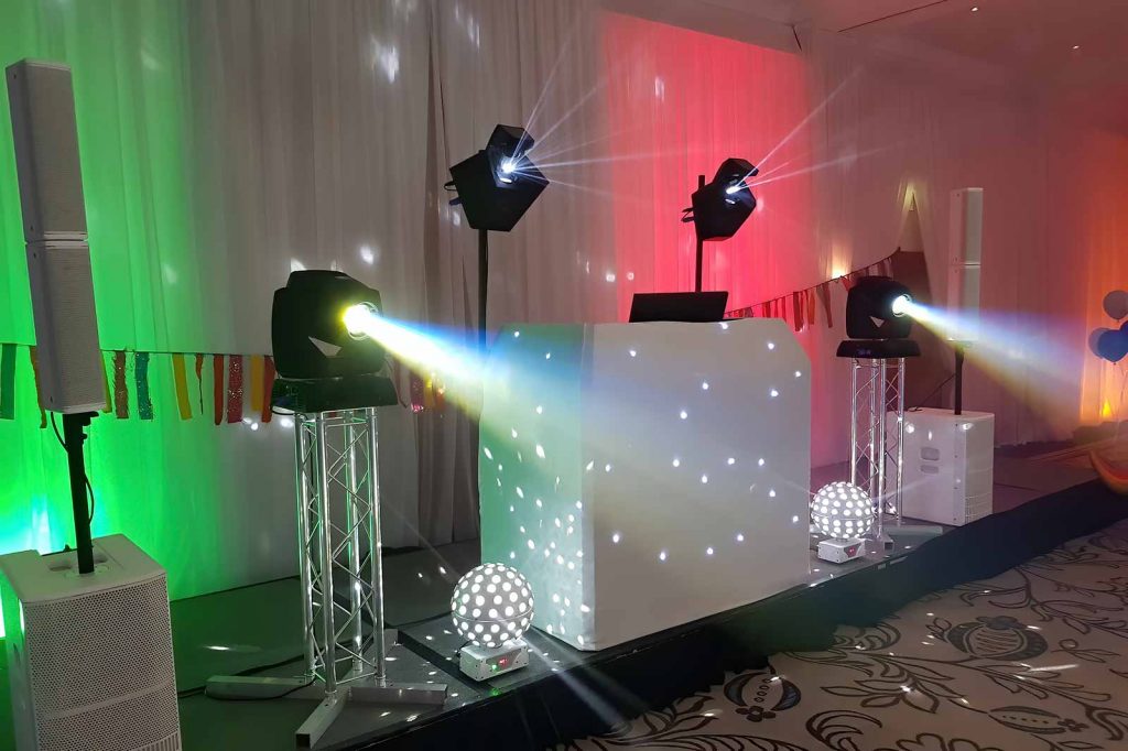 The Boogie Knight White Wedding DJ Package